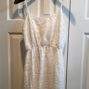 Lace White Forever 21 Dress Size Medium